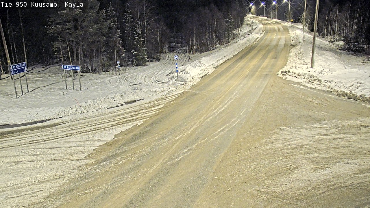 Kelikamerat Kuva Tie 950 Kuusamo, Käylä, Kuusamo, Pohjois-Pohjanmaa