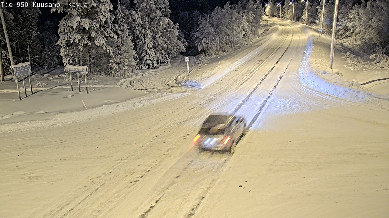 Kelikamerat Kuva Tie 950 Kuusamo, Käylä, Kuusamo, Pohjois-Pohjanmaa
