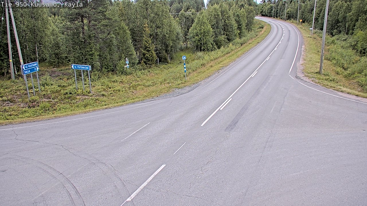Kelikamerat Kuva Tie 950 Kuusamo, Käylä, Kuusamo, Pohjois-Pohjanmaa