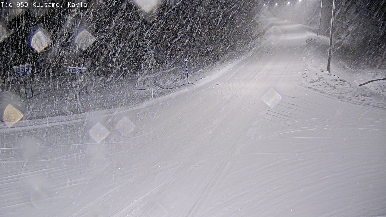 Weather Camera Image Road 950 Kuusamo, Käylä, Kuusamo, Pohjois-Pohjanmaa
