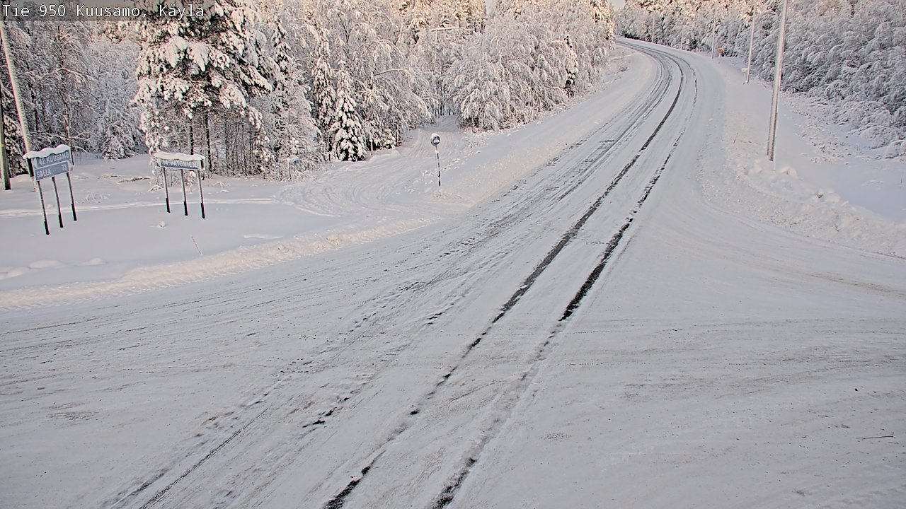 Kelikamerat Kuva Tie 950 Kuusamo, Käylä, Kuusamo, Pohjois-Pohjanmaa