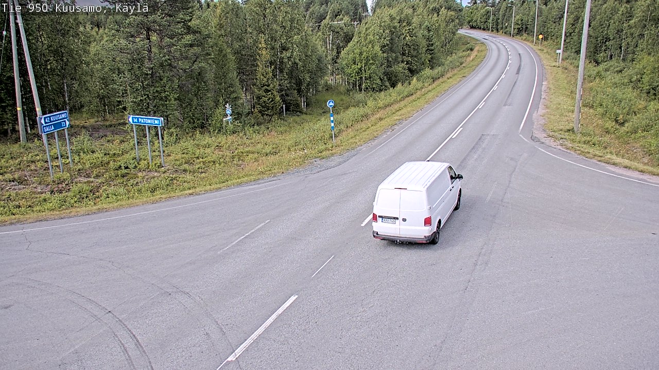 Kelikamerat Kuva Tie 950 Kuusamo, Käylä, Kuusamo, Pohjois-Pohjanmaa