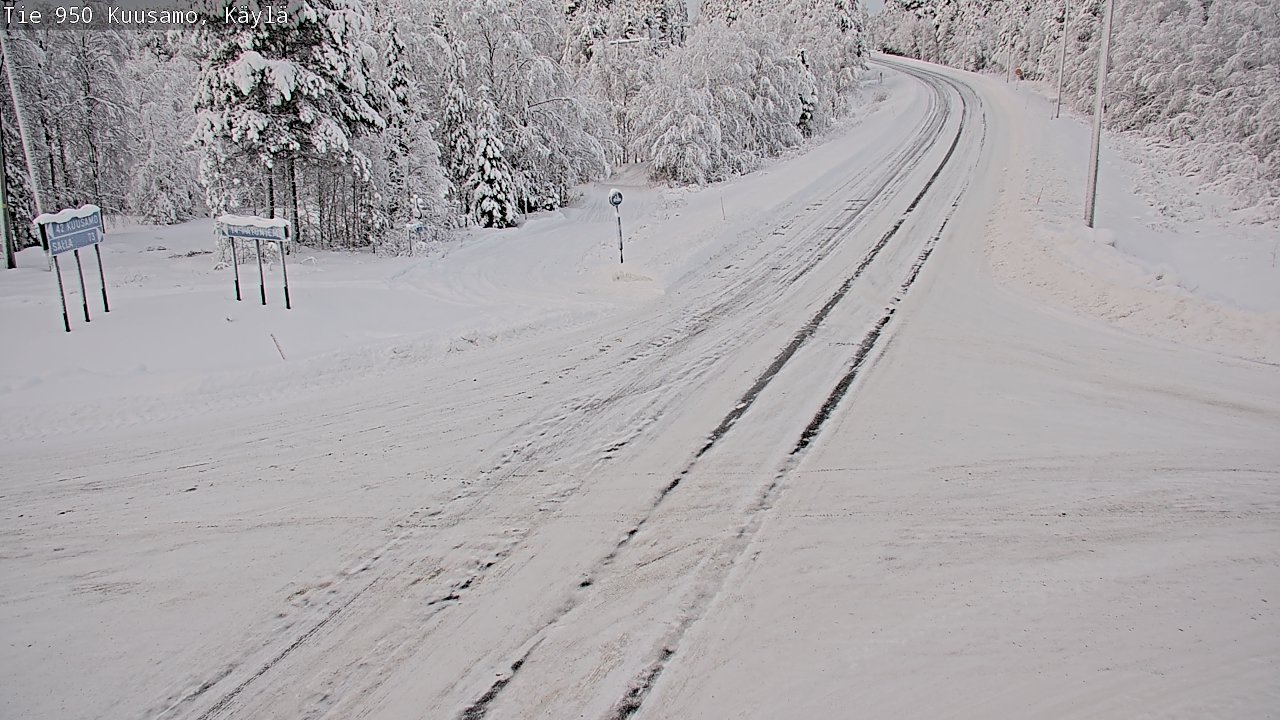Kelikamerat Kuva Tie 950 Kuusamo, Käylä, Kuusamo, Pohjois-Pohjanmaa