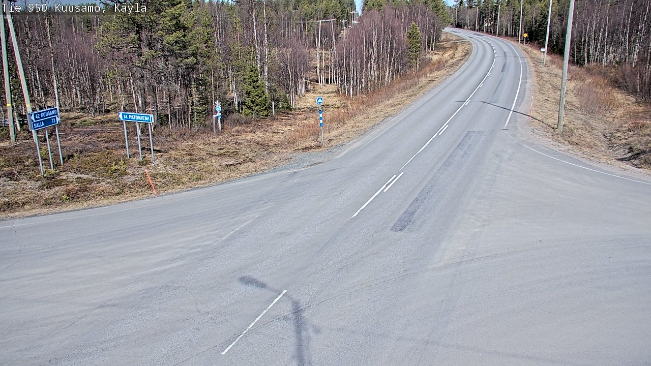 Kelikamerat Kuva Tie 950 Kuusamo, Käylä, Kuusamo, Pohjois-Pohjanmaa
