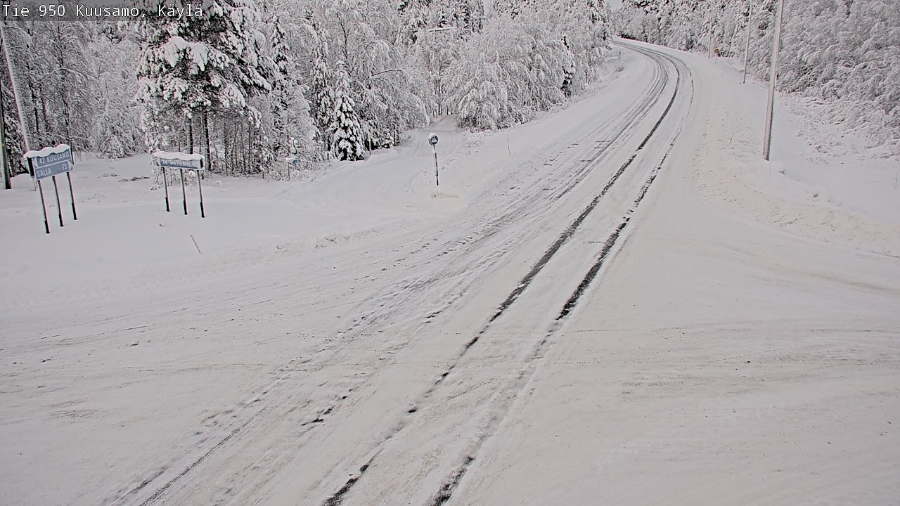 Kelikamerat Kuva Tie 950 Kuusamo, Käylä, Kuusamo, Pohjois-Pohjanmaa
