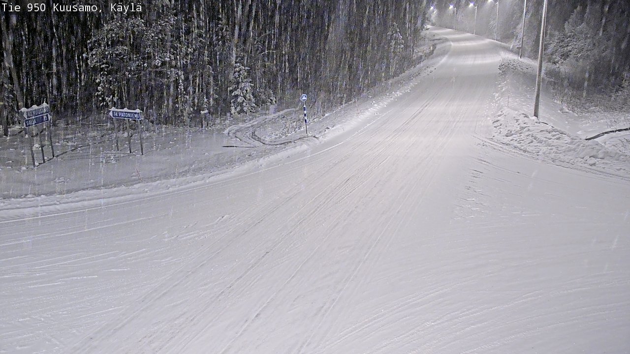 Weather Camera Image Road 950 Kuusamo, Käylä, Kuusamo, Pohjois-Pohjanmaa