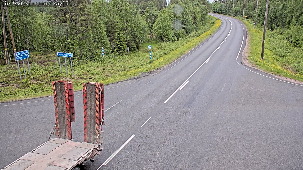 Kelikamerat Kuva Tie 950 Kuusamo, Käylä, Kuusamo, Pohjois-Pohjanmaa