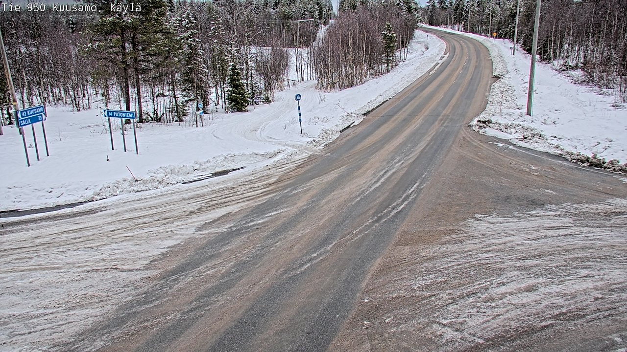 Kelikamerat Kuva Tie 950 Kuusamo, Käylä, Kuusamo, Pohjois-Pohjanmaa