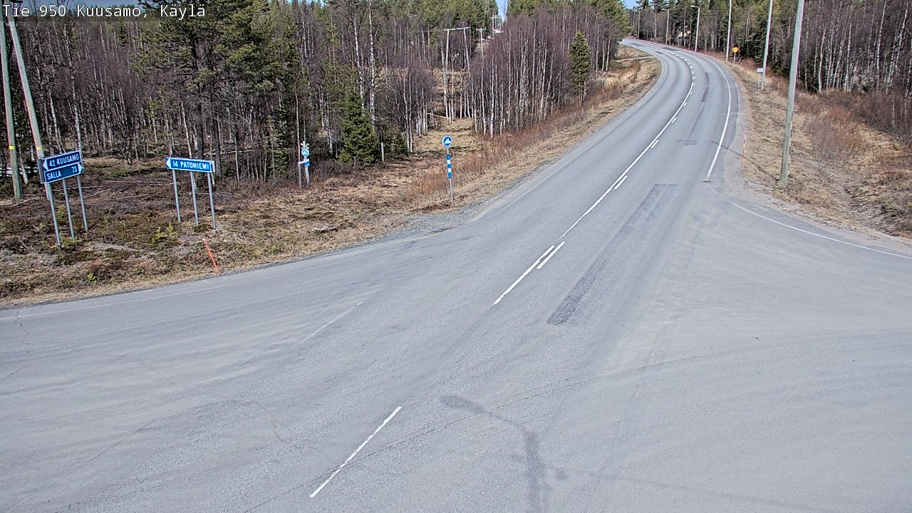 Kelikamerat Kuva Tie 950 Kuusamo, Käylä, Kuusamo, Pohjois-Pohjanmaa