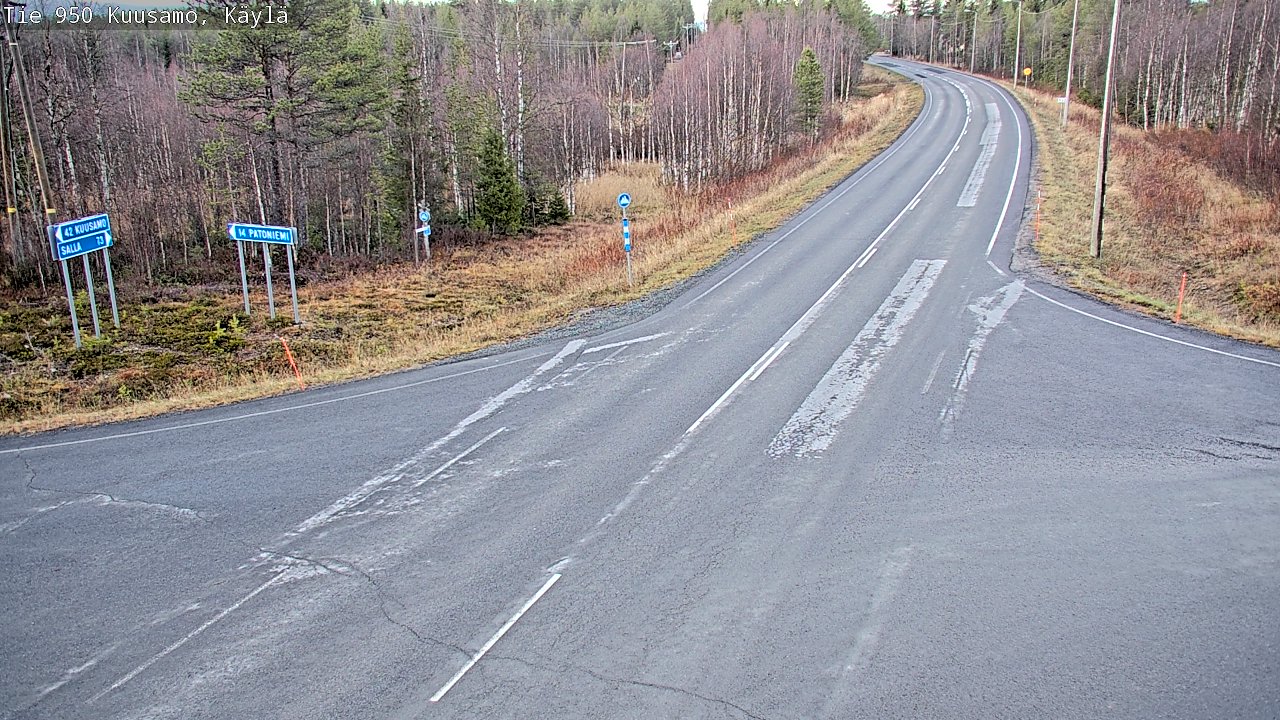 Kelikamerat Kuva Tie 950 Kuusamo, Käylä, Kuusamo, Pohjois-Pohjanmaa