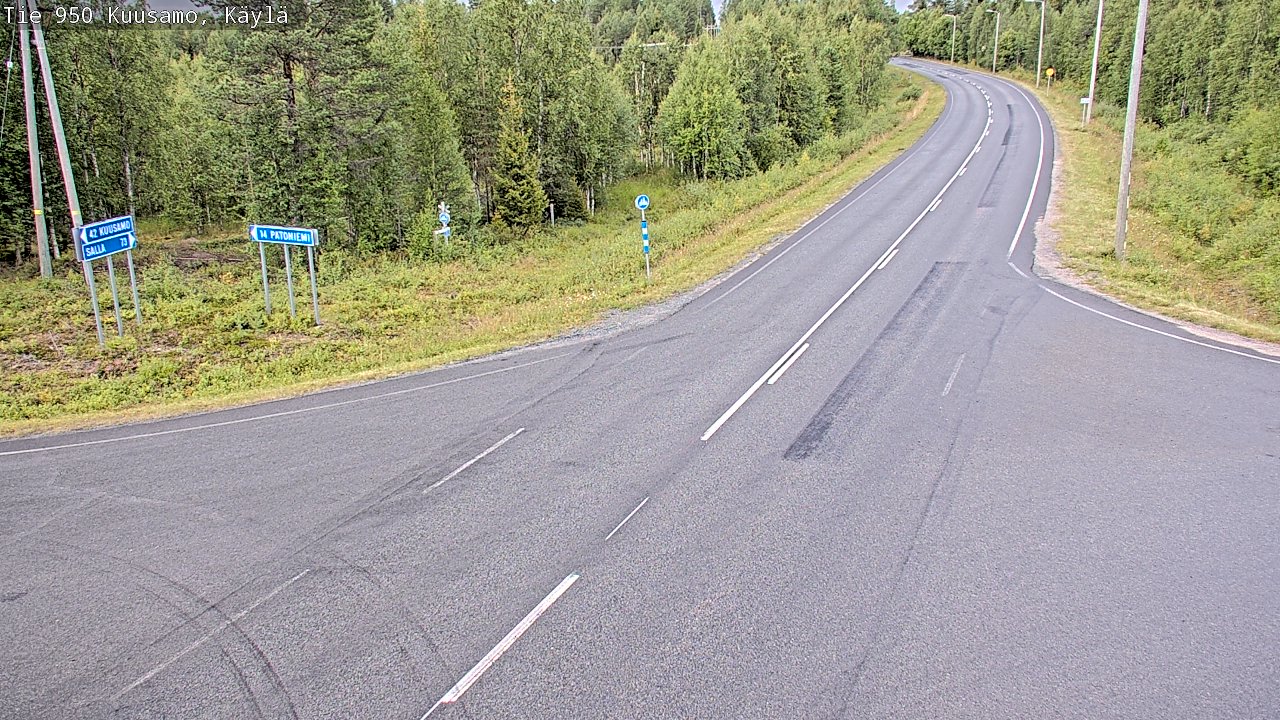 Kelikamerat Kuva Tie 950 Kuusamo, Käylä, Kuusamo, Pohjois-Pohjanmaa