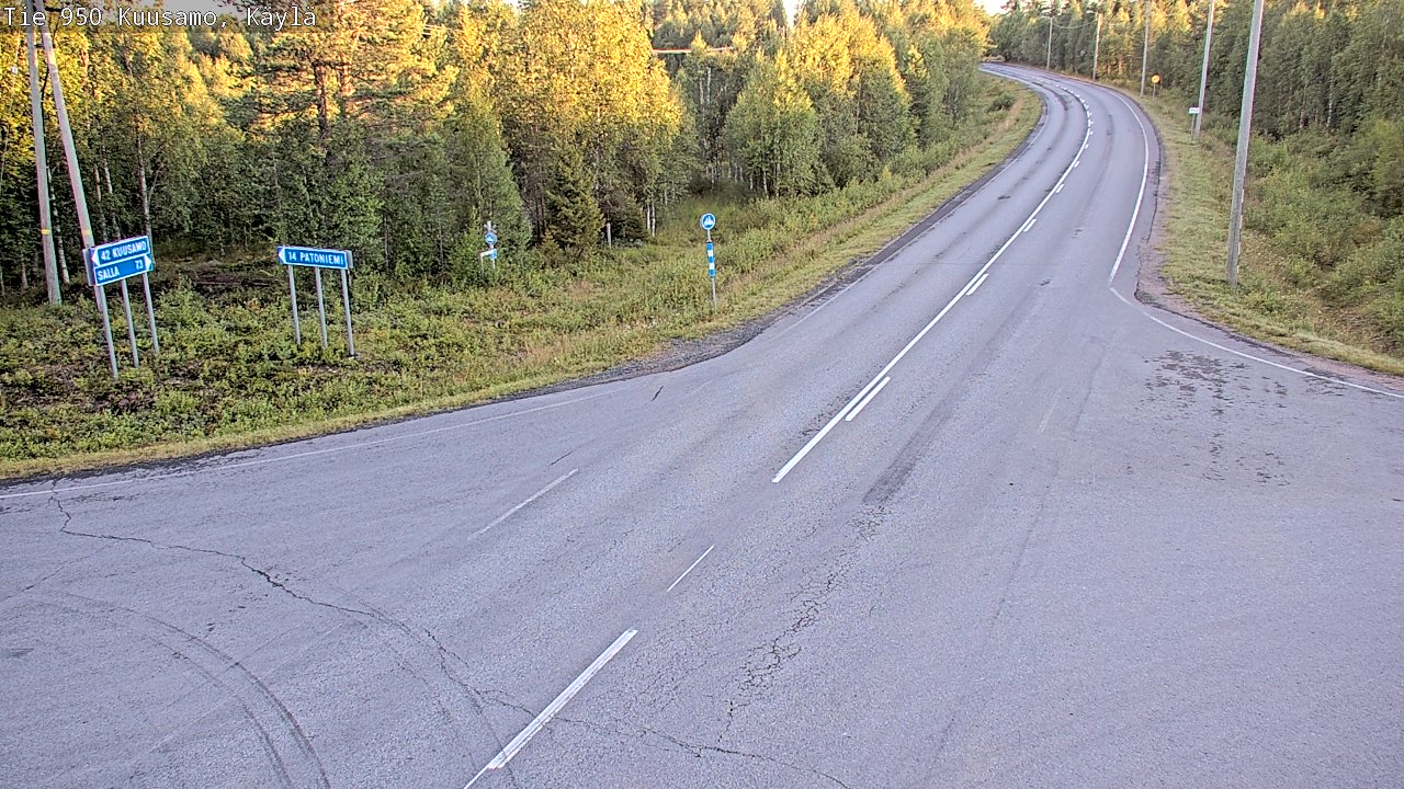 Kelikamerat Kuva Tie 950 Kuusamo, Käylä, Kuusamo, Pohjois-Pohjanmaa