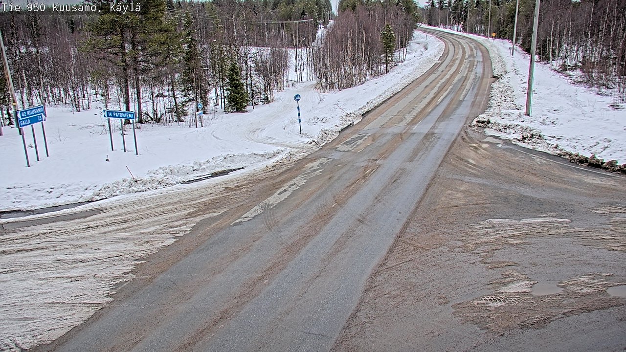 Kelikamerat Kuva Tie 950 Kuusamo, Käylä, Kuusamo, Pohjois-Pohjanmaa