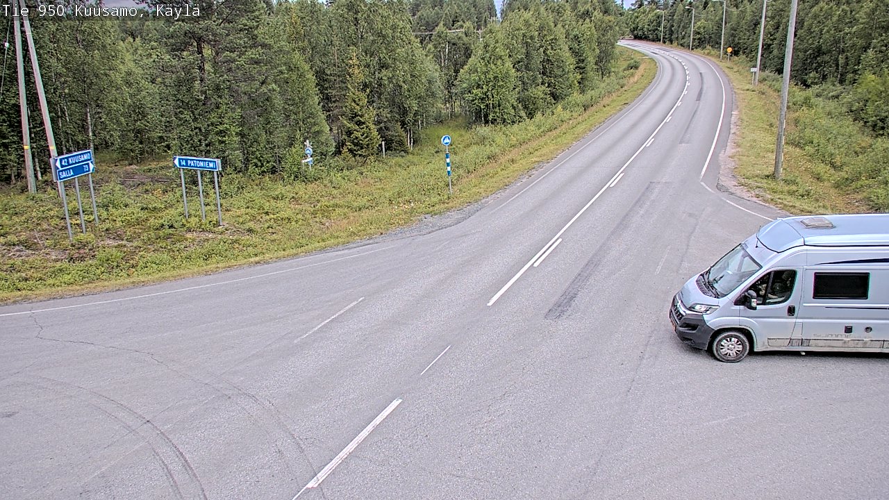 Kelikamerat Kuva Tie 950 Kuusamo, Käylä, Kuusamo, Pohjois-Pohjanmaa