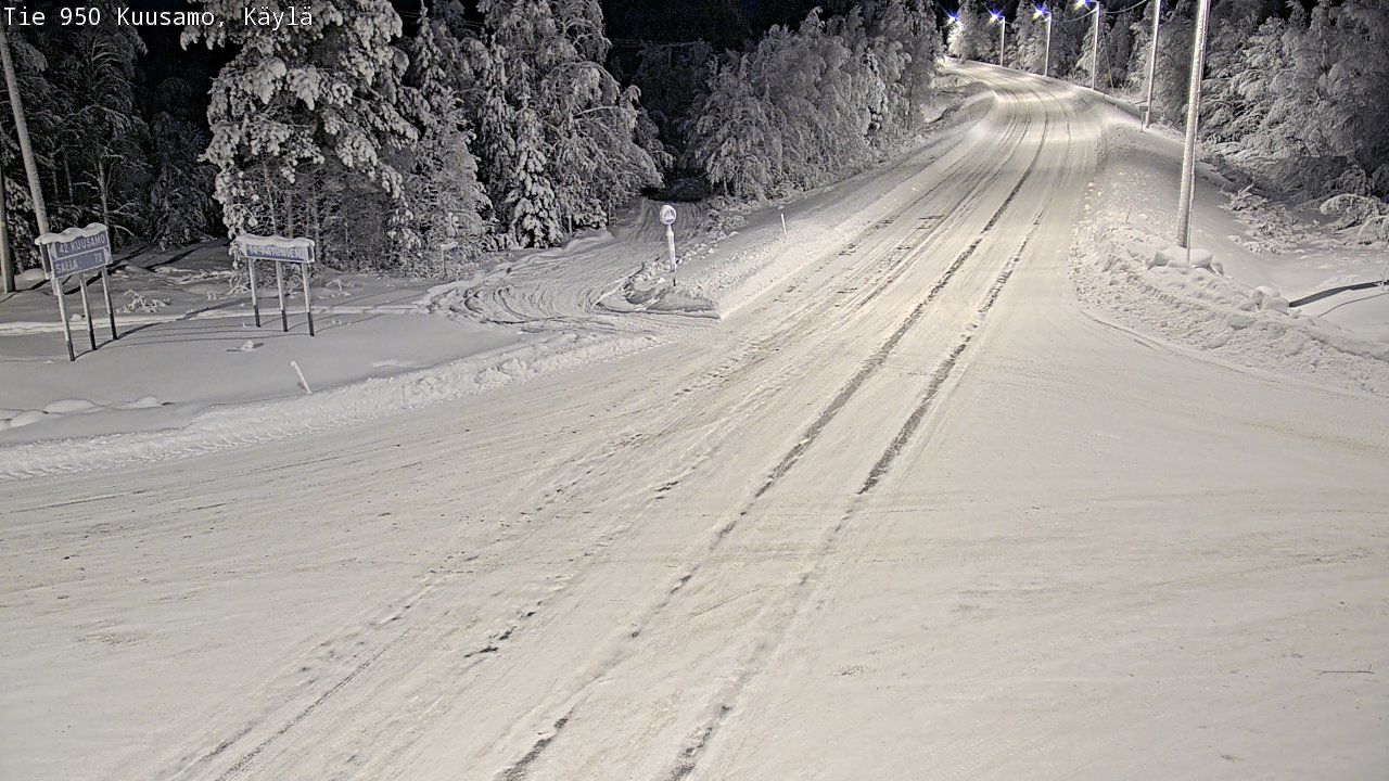 Kelikamerat Kuva Tie 950 Kuusamo, Käylä, Kuusamo, Pohjois-Pohjanmaa
