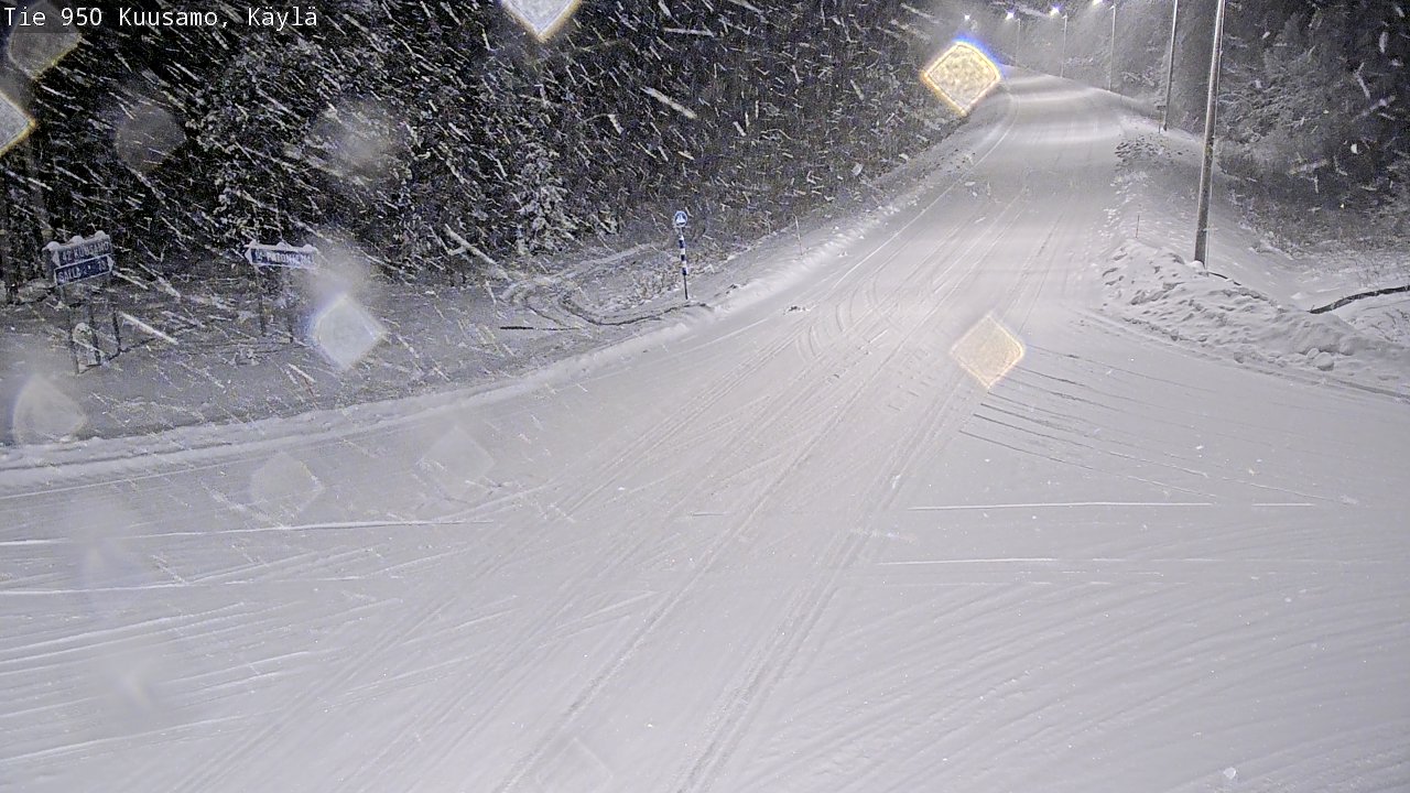 Weather Camera Image Road 950 Kuusamo, Käylä, Kuusamo, Pohjois-Pohjanmaa