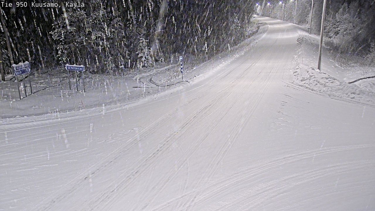 Weather Camera Image Road 950 Kuusamo, Käylä, Kuusamo, Pohjois-Pohjanmaa