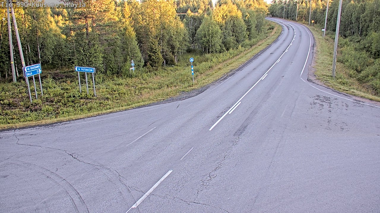 Kelikamerat Kuva Tie 950 Kuusamo, Käylä, Kuusamo, Pohjois-Pohjanmaa