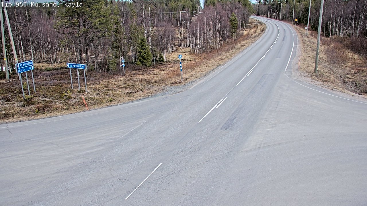Kelikamerat Kuva Tie 950 Kuusamo, Käylä, Kuusamo, Pohjois-Pohjanmaa