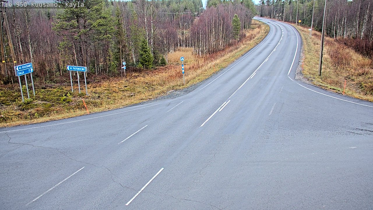 Kelikamerat Kuva Tie 950 Kuusamo, Käylä, Kuusamo, Pohjois-Pohjanmaa