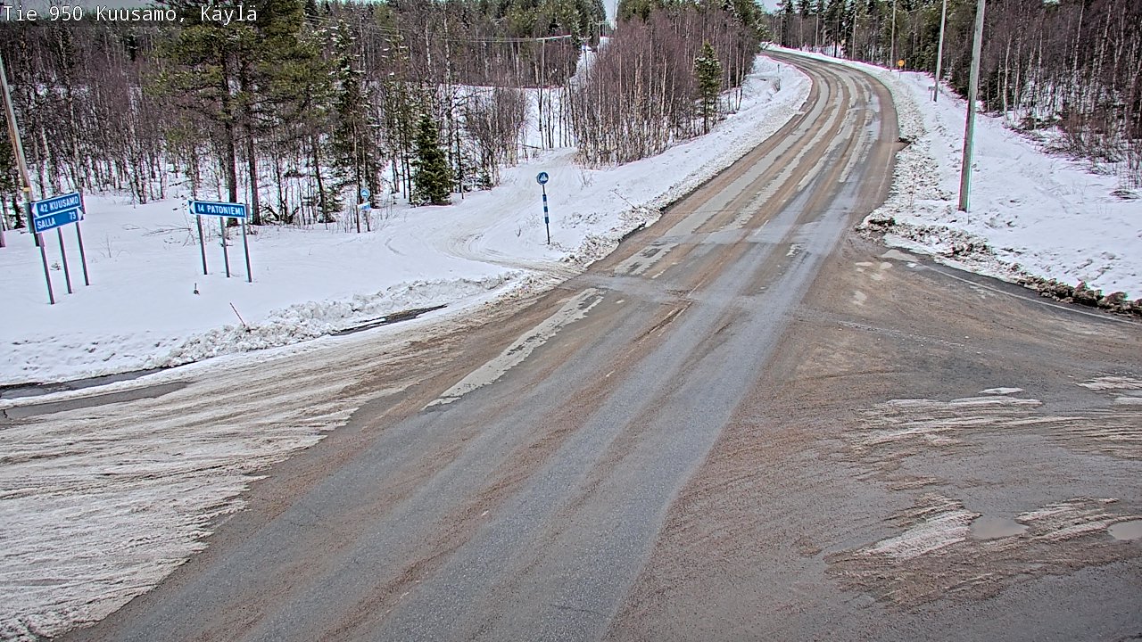 Kelikamerat Kuva Tie 950 Kuusamo, Käylä, Kuusamo, Pohjois-Pohjanmaa