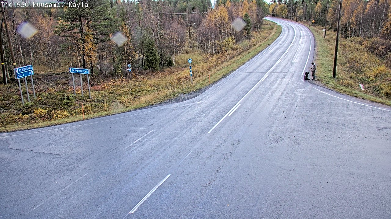 Weather Camera Image Road 950 Kuusamo, Käylä, Kuusamo, Pohjois-Pohjanmaa