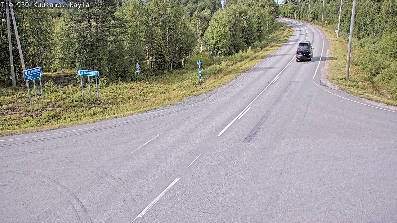 Kelikamerat Kuva Tie 950 Kuusamo, Käylä, Kuusamo, Pohjois-Pohjanmaa