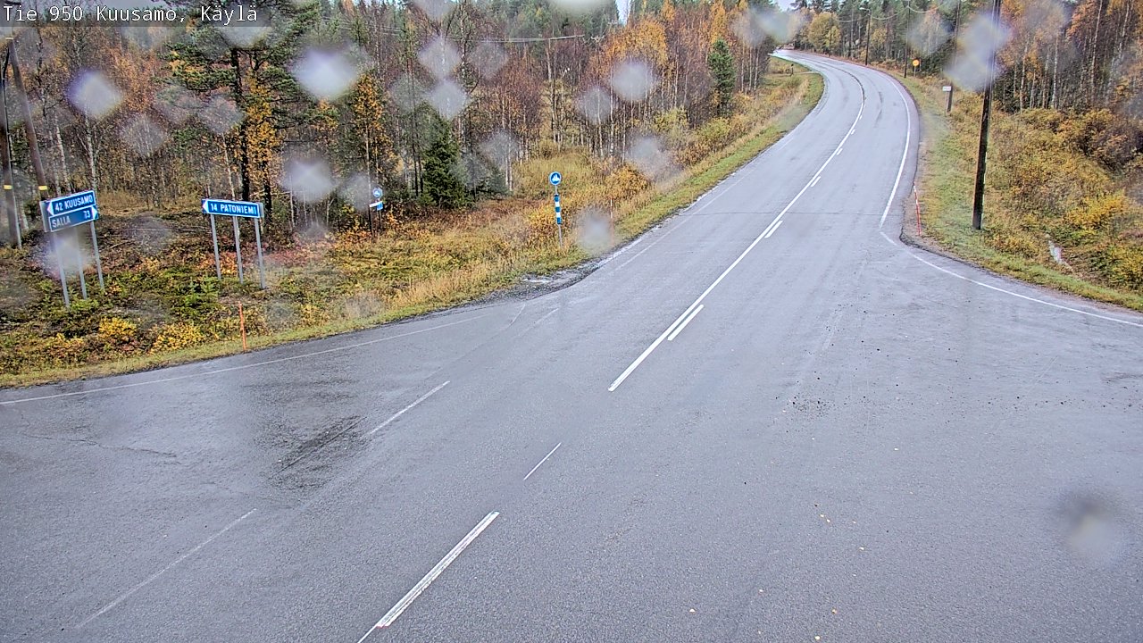 Weather Camera Image Road 950 Kuusamo, Käylä, Kuusamo, Pohjois-Pohjanmaa