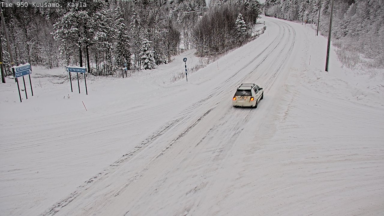Weather Camera Image Road 950 Kuusamo, Käylä, Kuusamo, Pohjois-Pohjanmaa
