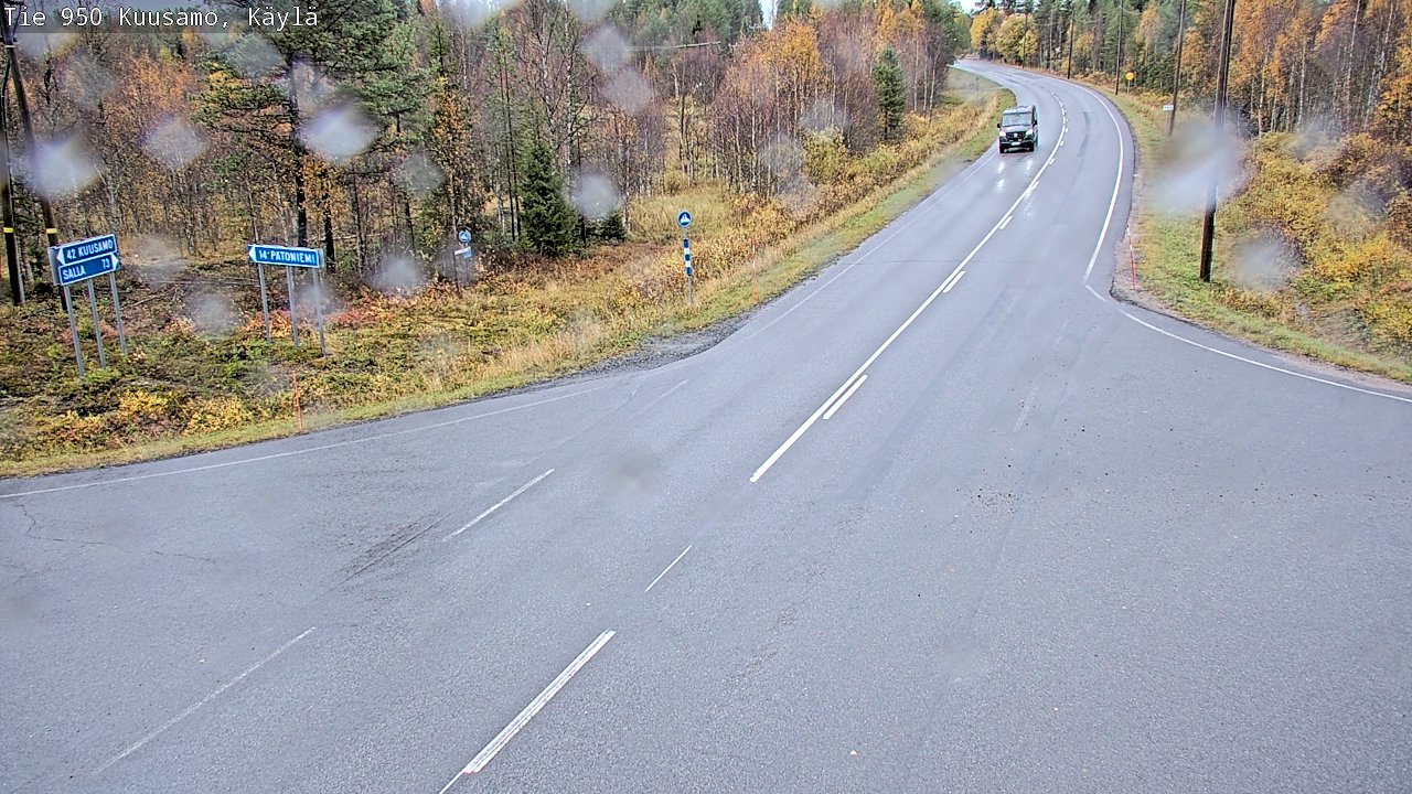 Weather Camera Image Road 950 Kuusamo, Käylä, Kuusamo, Pohjois-Pohjanmaa