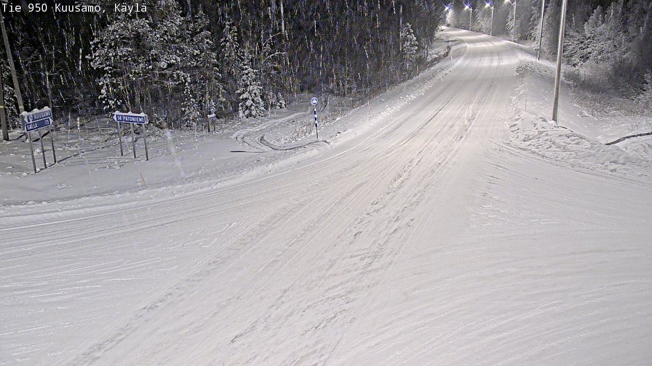 Weather Camera Image Road 950 Kuusamo, Käylä, Kuusamo, Pohjois-Pohjanmaa