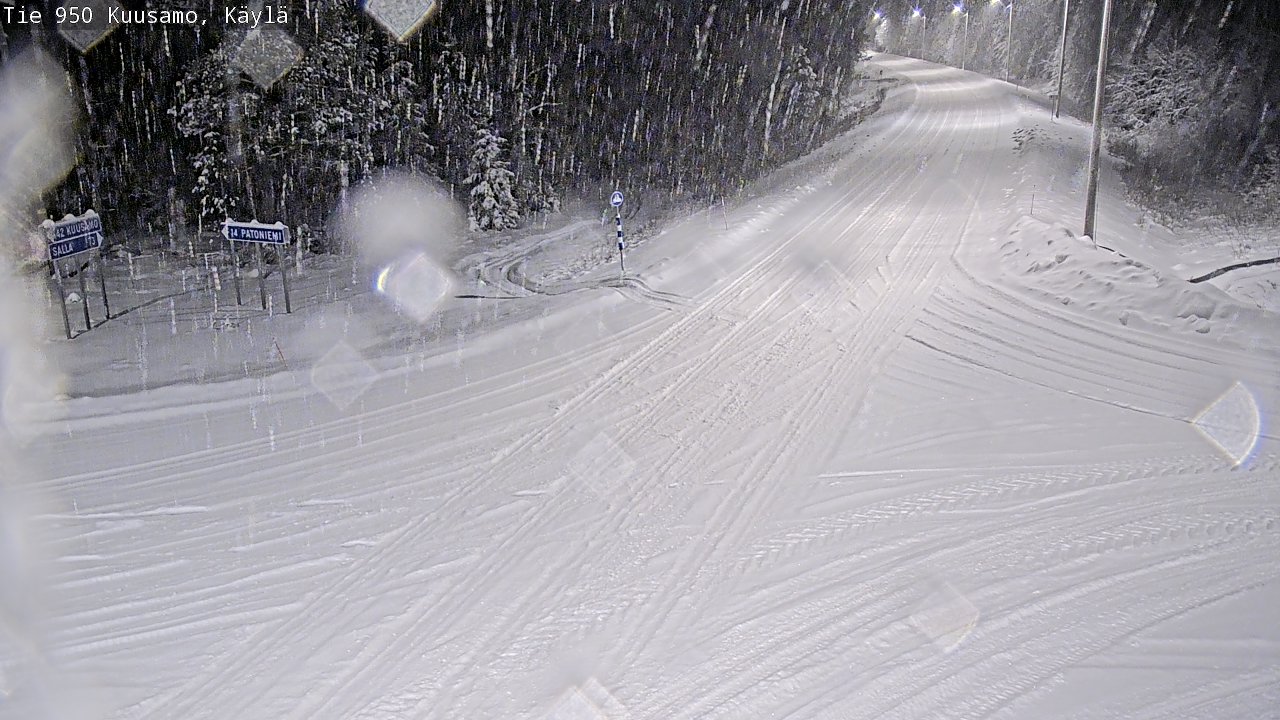 Weather Camera Image Road 950 Kuusamo, Käylä, Kuusamo, Pohjois-Pohjanmaa