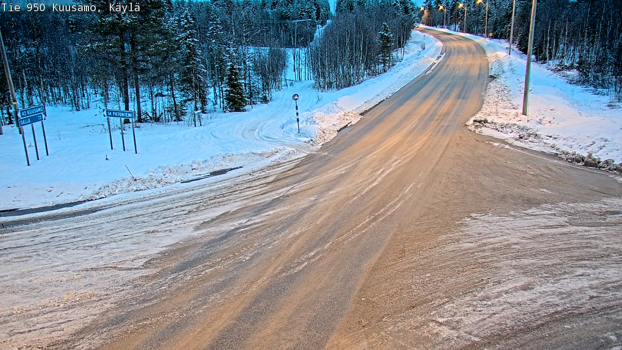 Kelikamerat Kuva Tie 950 Kuusamo, Käylä, Kuusamo, Pohjois-Pohjanmaa