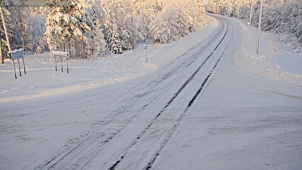 Kelikamerat Kuva Tie 950 Kuusamo, Käylä, Kuusamo, Pohjois-Pohjanmaa