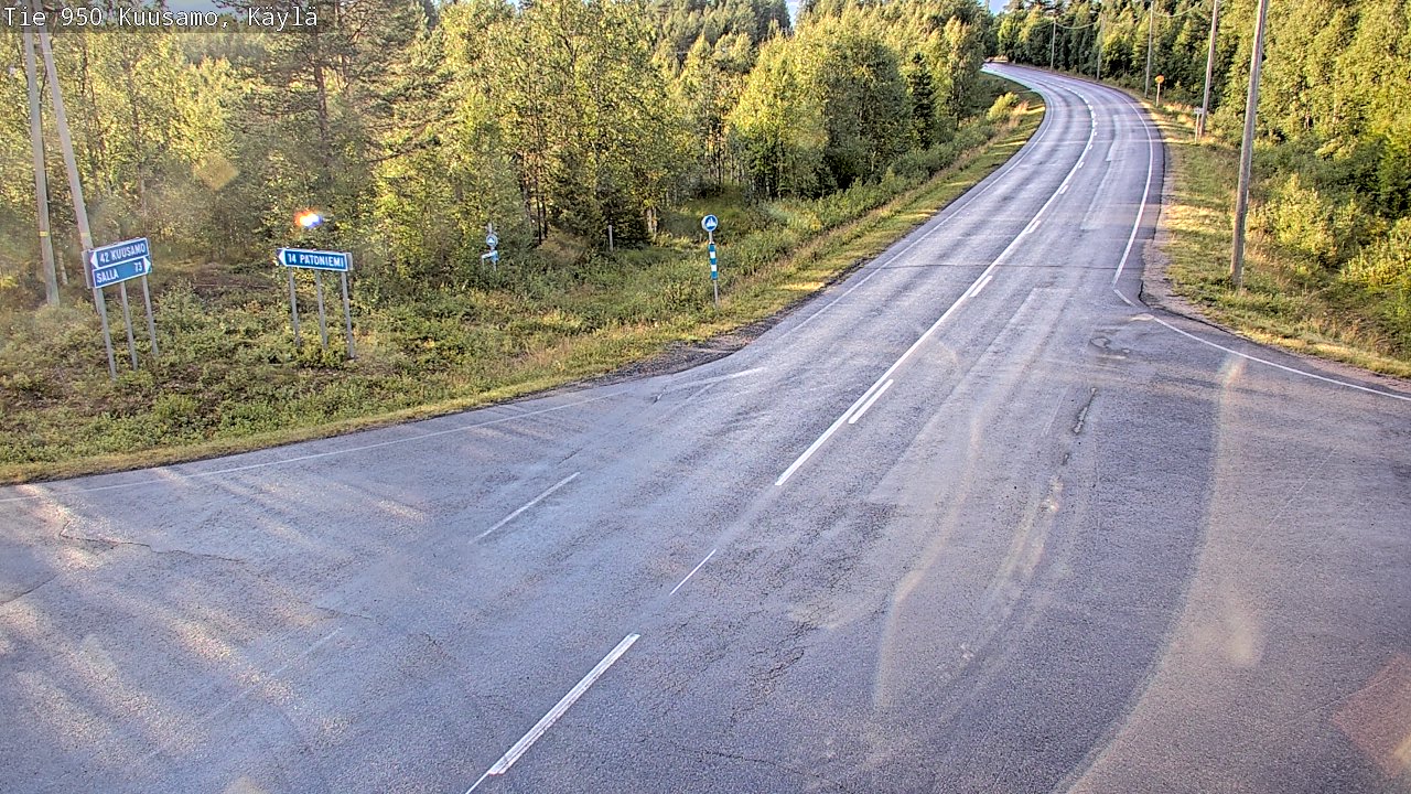 Kelikamerat Kuva Tie 950 Kuusamo, Käylä, Kuusamo, Pohjois-Pohjanmaa