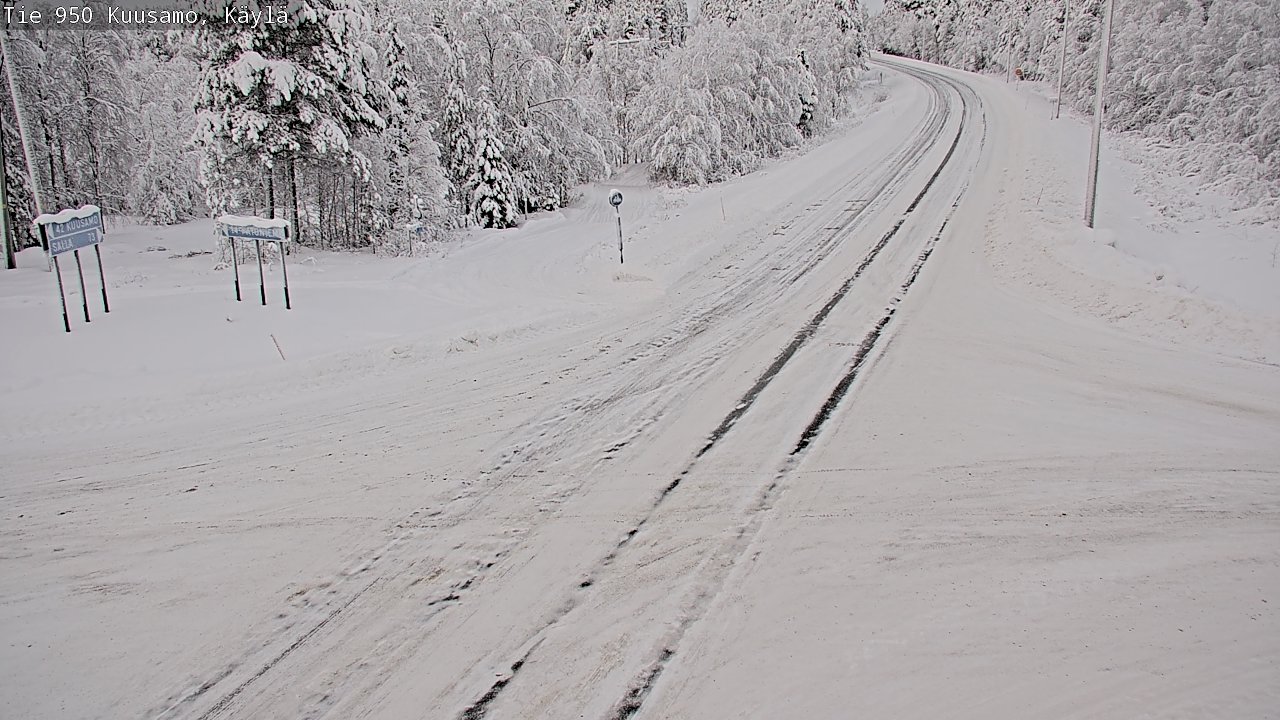 Kelikamerat Kuva Tie 950 Kuusamo, Käylä, Kuusamo, Pohjois-Pohjanmaa