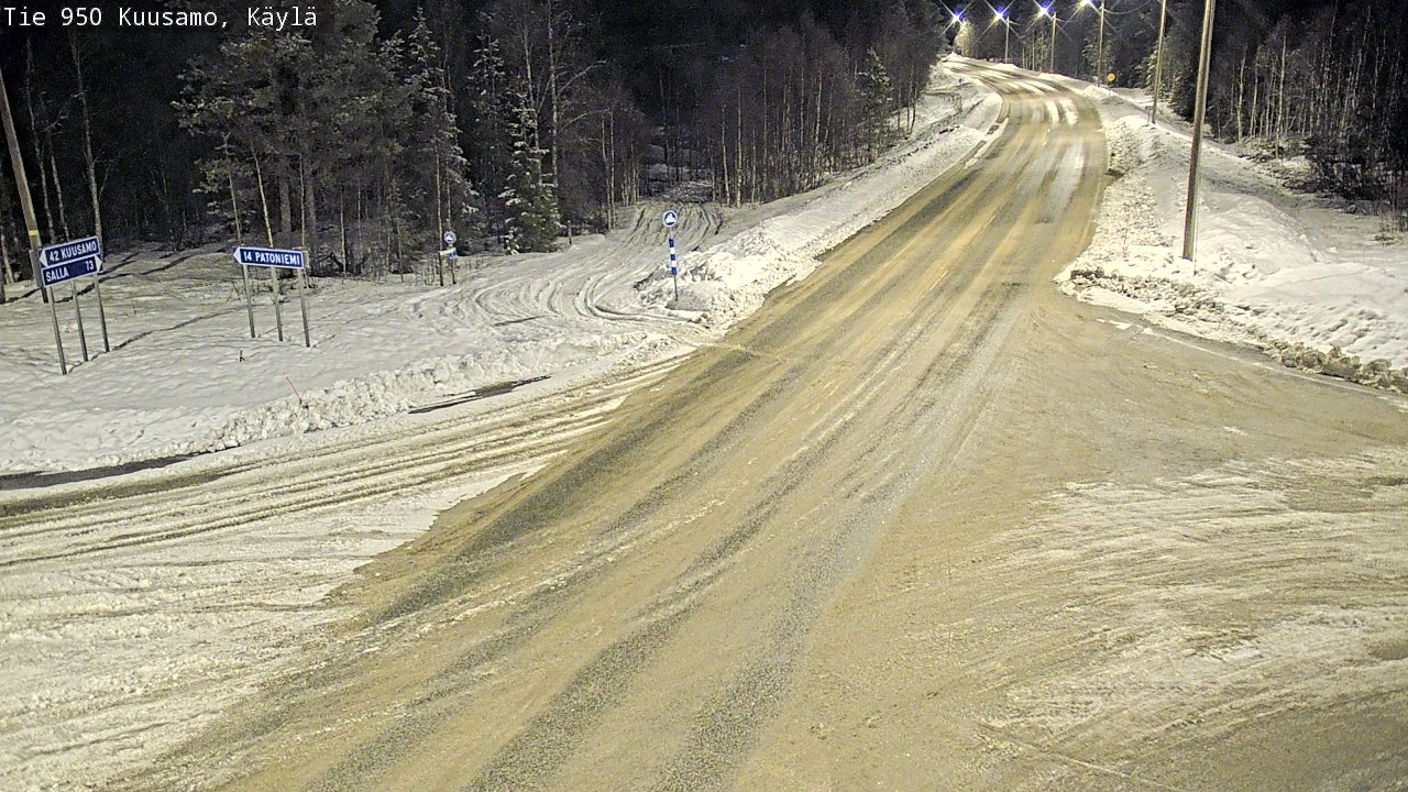 Kelikamerat Kuva Tie 950 Kuusamo, Käylä, Kuusamo, Pohjois-Pohjanmaa