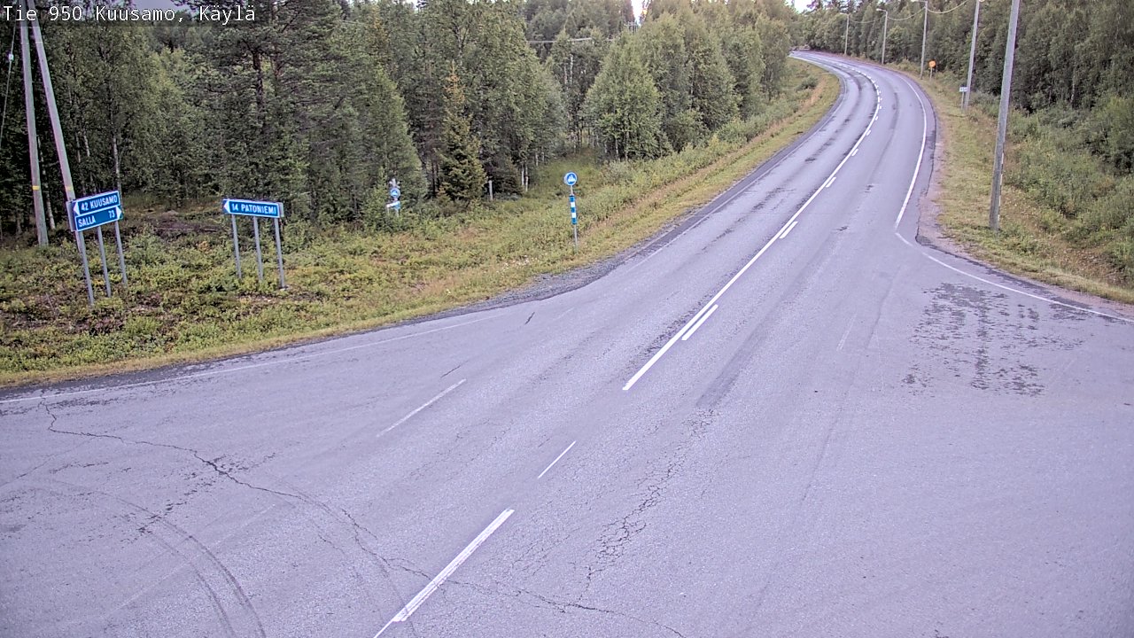 Kelikamerat Kuva Tie 950 Kuusamo, Käylä, Kuusamo, Pohjois-Pohjanmaa