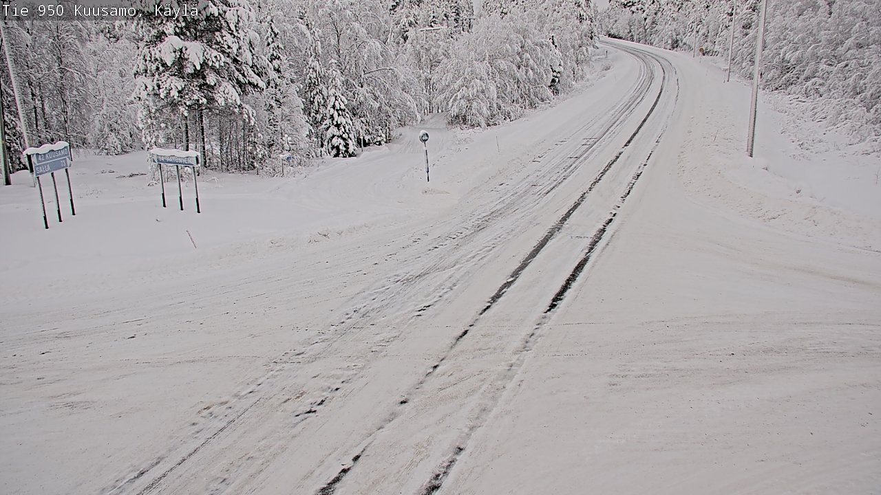 Kelikamerat Kuva Tie 950 Kuusamo, Käylä, Kuusamo, Pohjois-Pohjanmaa
