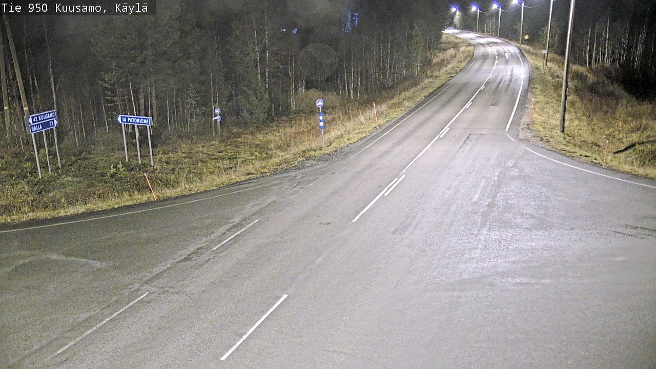 Kelikamerat Kuva Tie 950 Kuusamo, Käylä, Kuusamo, Pohjois-Pohjanmaa