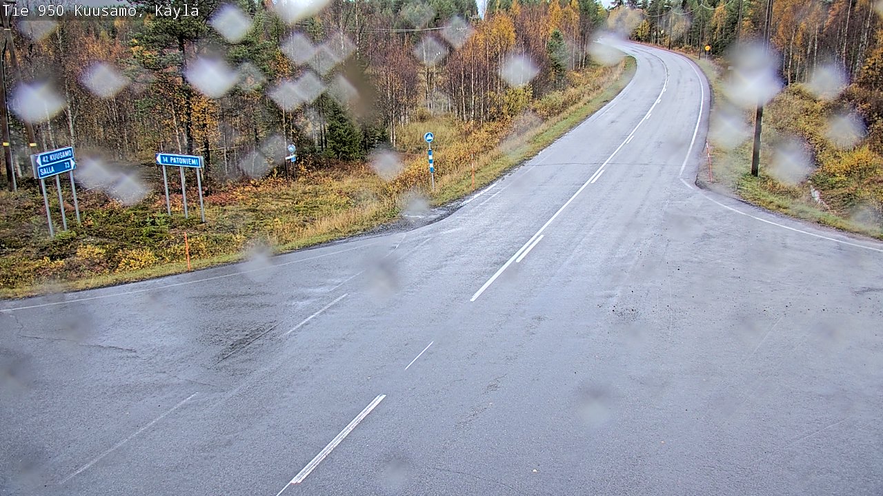 Weather Camera Image Road 950 Kuusamo, Käylä, Kuusamo, Pohjois-Pohjanmaa