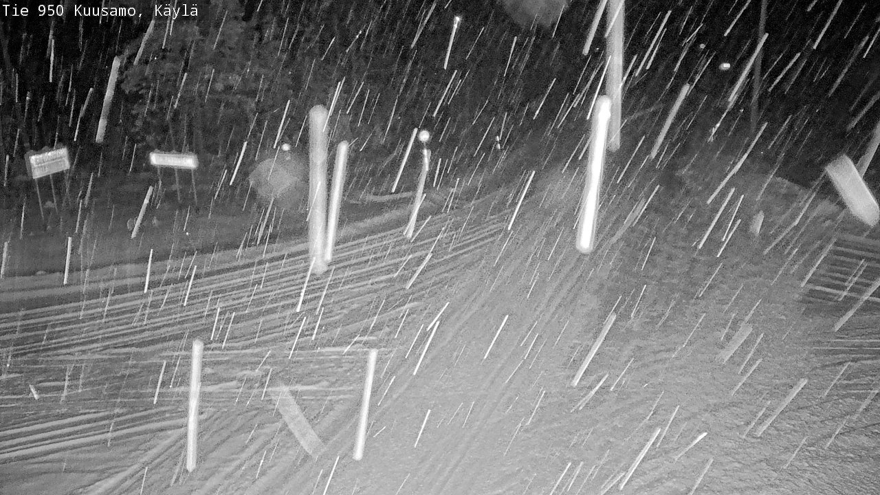 Weather Camera Image Road 950 Kuusamo, Käylä, Kuusamo, Pohjois-Pohjanmaa