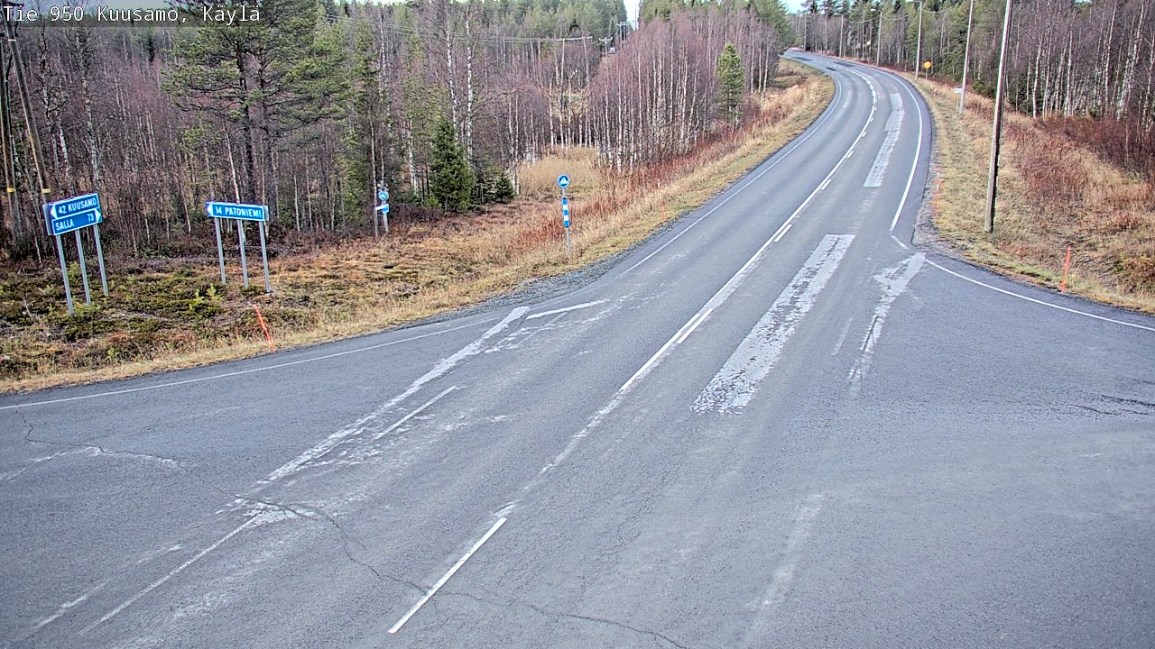 Kelikamerat Kuva Tie 950 Kuusamo, Käylä, Kuusamo, Pohjois-Pohjanmaa