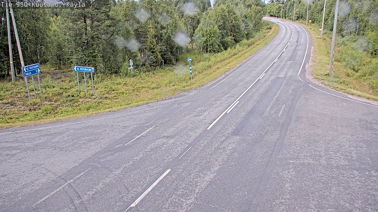 Kelikamerat Kuva Tie 950 Kuusamo, Käylä, Kuusamo, Pohjois-Pohjanmaa
