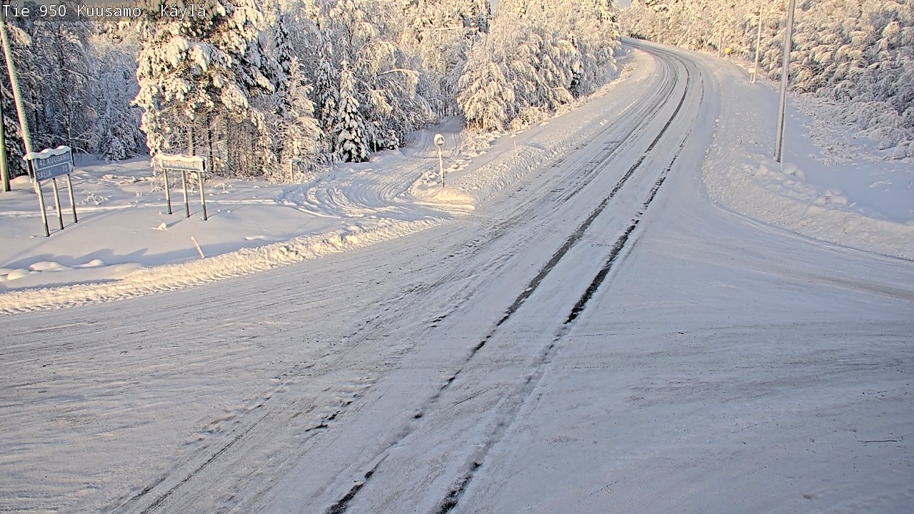 Kelikamerat Kuva Tie 950 Kuusamo, Käylä, Kuusamo, Pohjois-Pohjanmaa