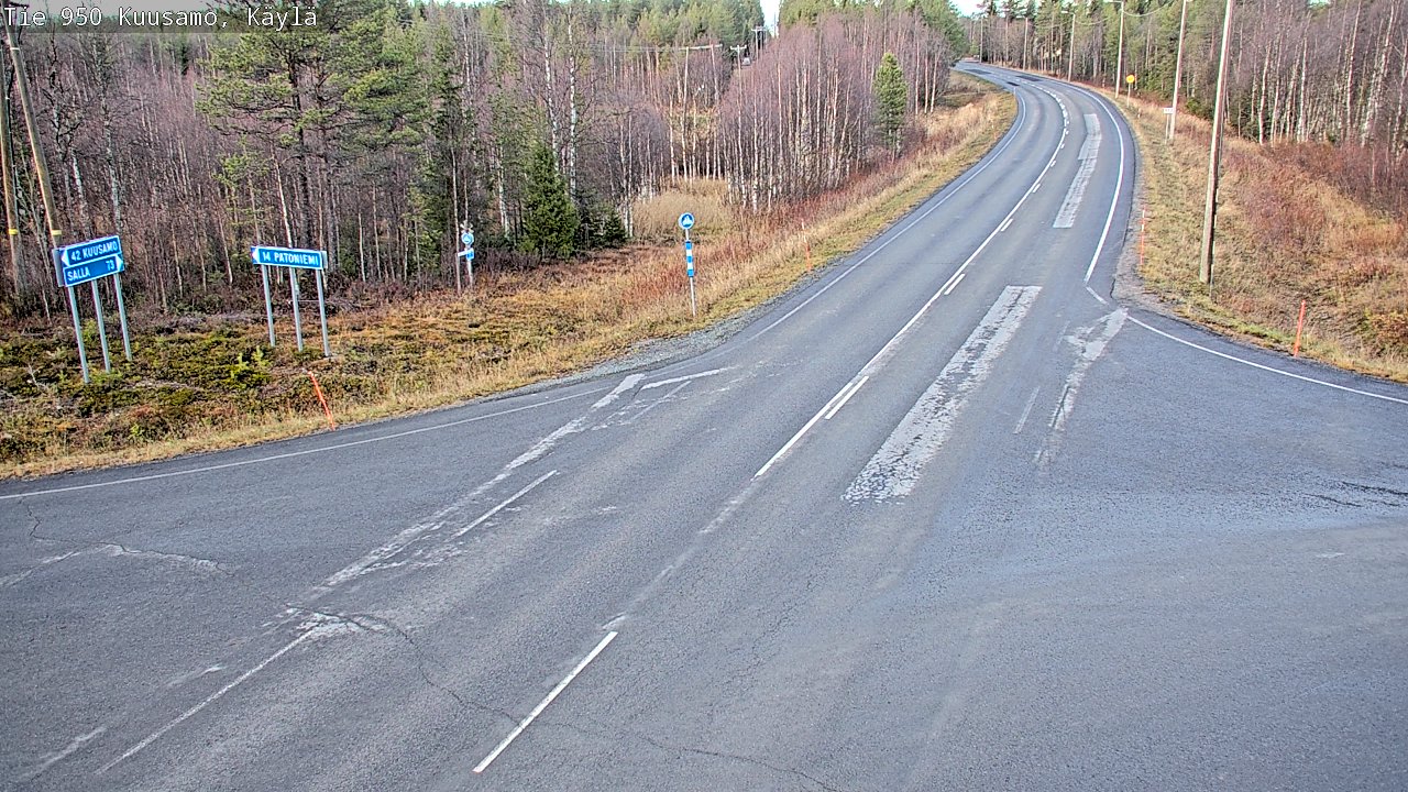 Kelikamerat Kuva Tie 950 Kuusamo, Käylä, Kuusamo, Pohjois-Pohjanmaa