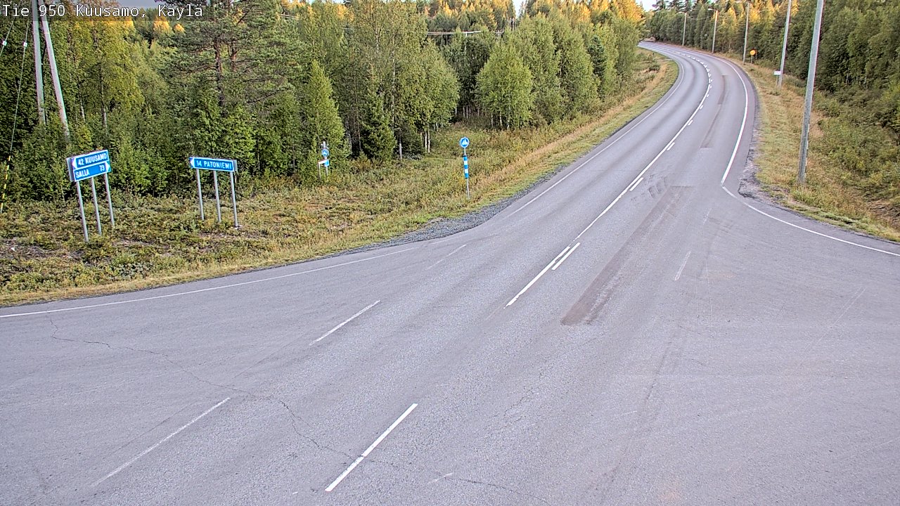 Kelikamerat Kuva Tie 950 Kuusamo, Käylä, Kuusamo, Pohjois-Pohjanmaa