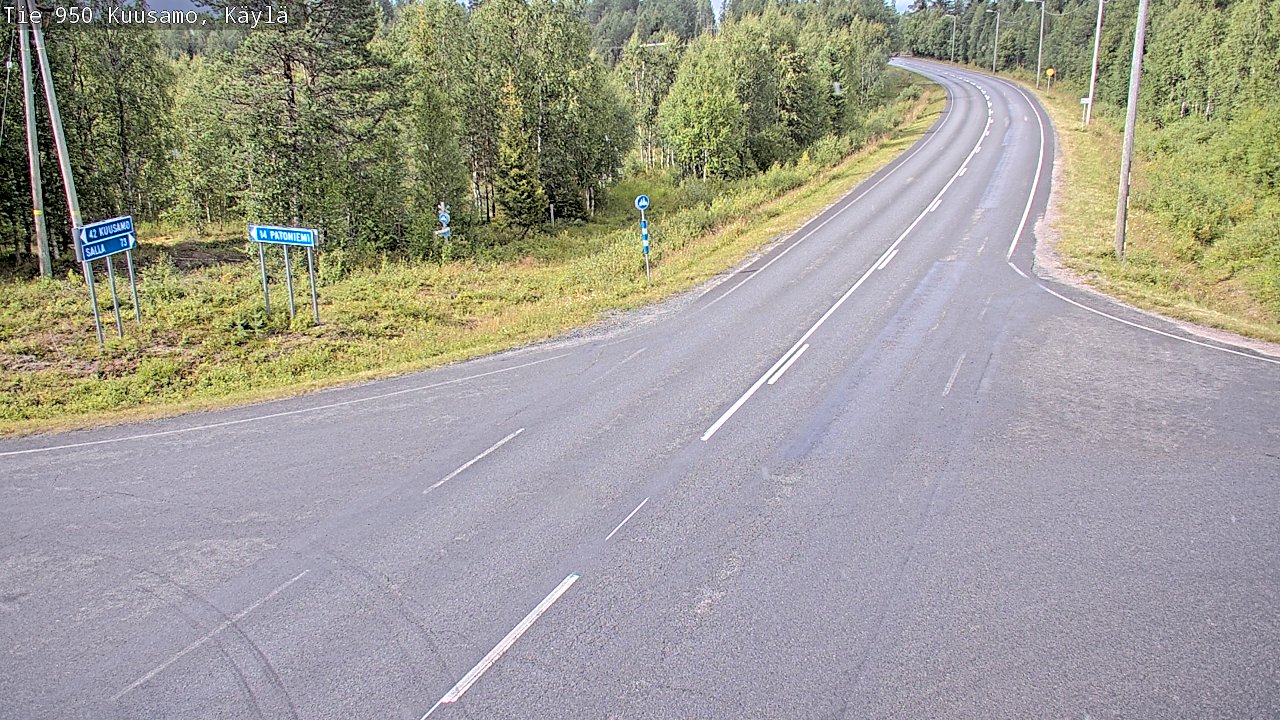 Kelikamerat Kuva Tie 950 Kuusamo, Käylä, Kuusamo, Pohjois-Pohjanmaa