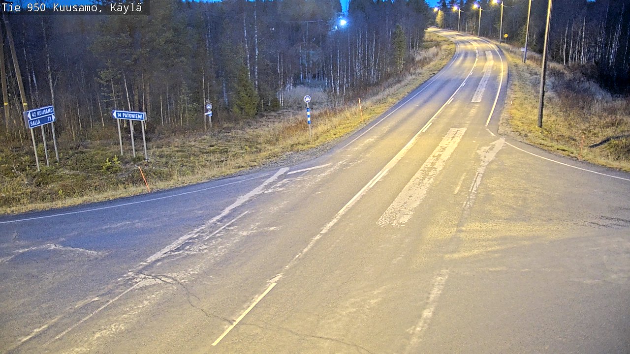 Kelikamerat Kuva Tie 950 Kuusamo, Käylä, Kuusamo, Pohjois-Pohjanmaa