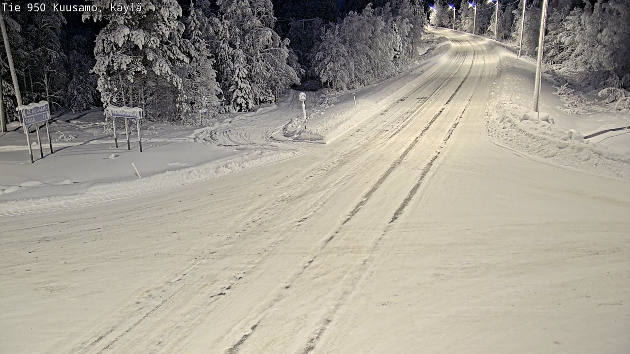 Kelikamerat Kuva Tie 950 Kuusamo, Käylä, Kuusamo, Pohjois-Pohjanmaa